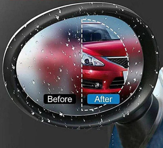 2PCS Car Sticker Rainproof Film for Car Rearview Mirror Car Rearview Mirror Rain Film Clear Sight in Rainy Days