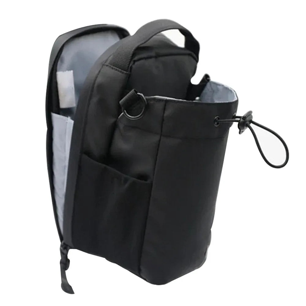 Large Capacity Magnetic Water Bottle Bag Multi-Pocket Portable Gym Specific Water Cup Holder Crossbody Magnet Gym Bag