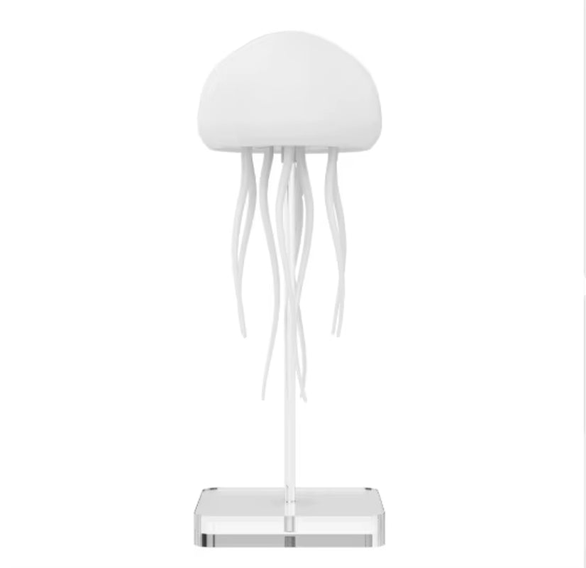 Jellyfish Cartoon Nihgt Light RGB Voice Control Jellyfish Bedside Lamp Type-C LED Night Lamp Upgraded Bluetooth Humidifier Model
